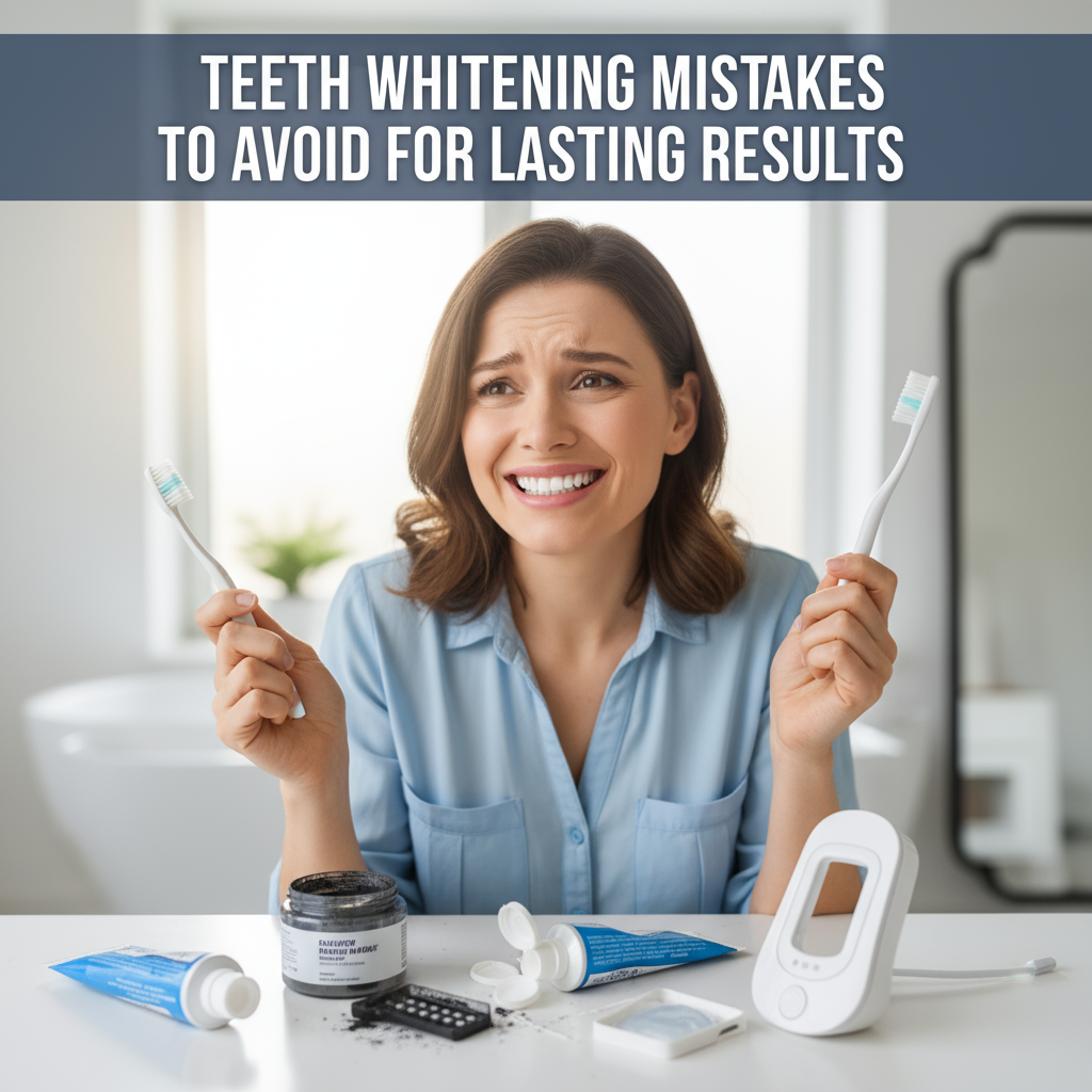 Teeth Whitening Mistakes to Avoid for Lasting Results